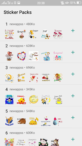 Buongiorno e Buonanotte Stickers WAStickerApps