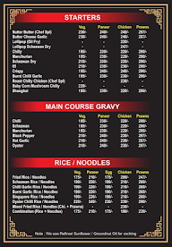 Khana Asiana menu 2
