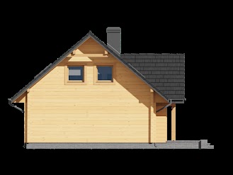 Chmielów dw 45 - Elewacja lewa