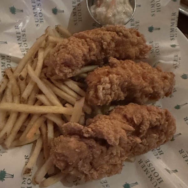 chicken tenders and fries