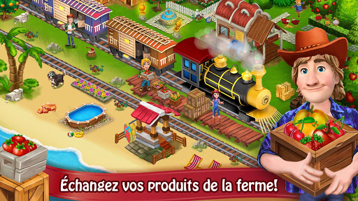Jour Farm Village: Agriculture Jeux hors ligne  APK MOD screenshots 3