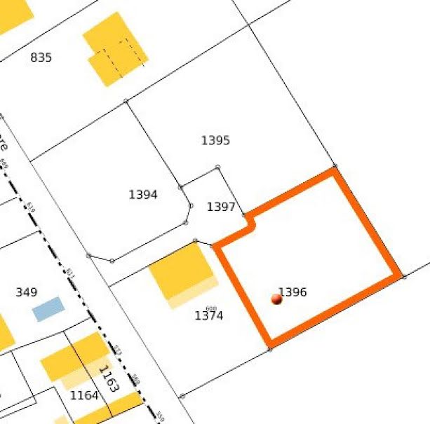 Vente terrain  1085 m² à Saint-Jodard (42590), 60 000 €