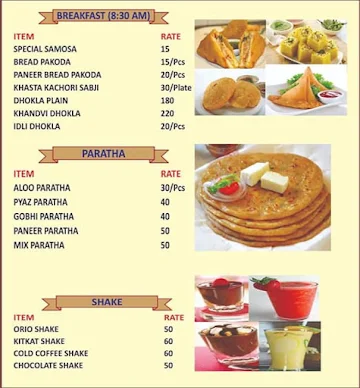 Sh Balaji Sweet Corner menu 