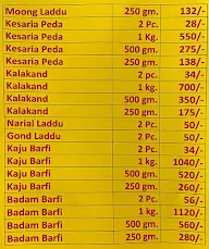 Tewari Confectioners Mithaiwala Pvt Ltd menu 2