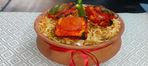 Paneer Tikka Handi Biryani