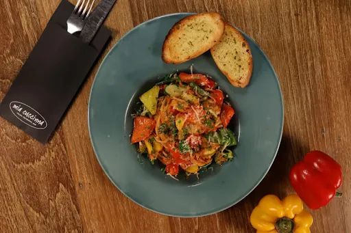 Romesco Spaghetti Pasta