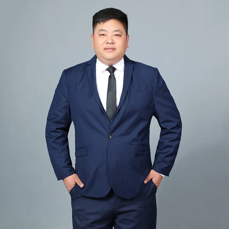 Title 7, Plus Fat Plus Size Mens Suit Jacket Business F...