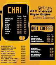 Chai Tapri menu 1