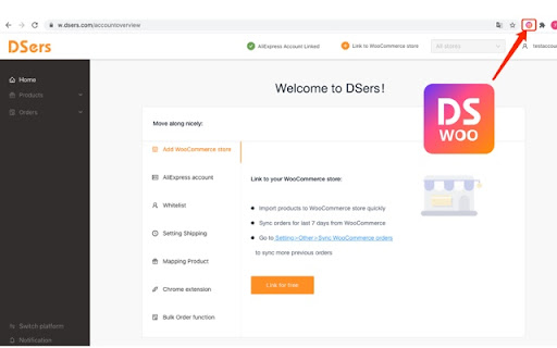 DSers - WooCommerce store connection helper