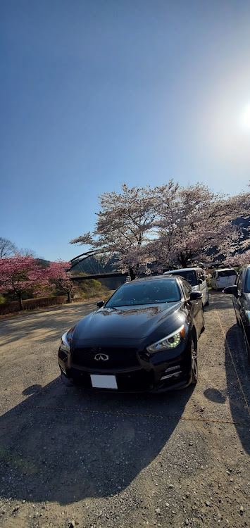 スカイラインの桜とコラボ🌸・ドライブ・水沼駅温泉センターに関するカスタム事例の投稿画像3枚目