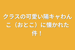 クラスの可愛い陽キャわんこ（男）に懐かれた件！