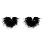 Ear Studs Black