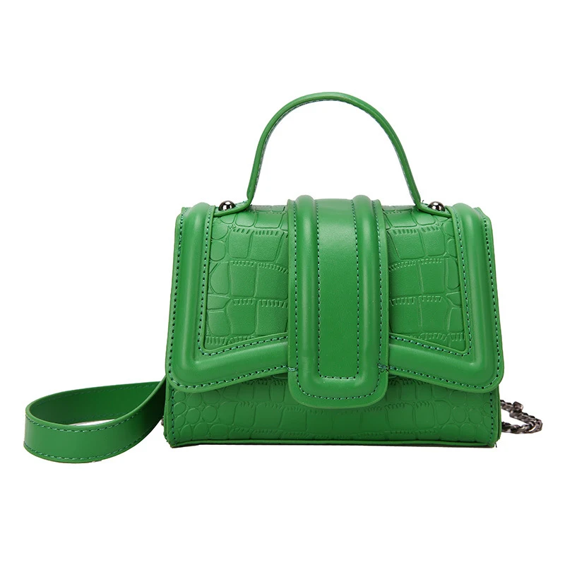 Schoudertas met ingekeepte zandloperketting, een stijlvolle crossbody bag perfect voor dagelijks gebruik en avondjes uit
