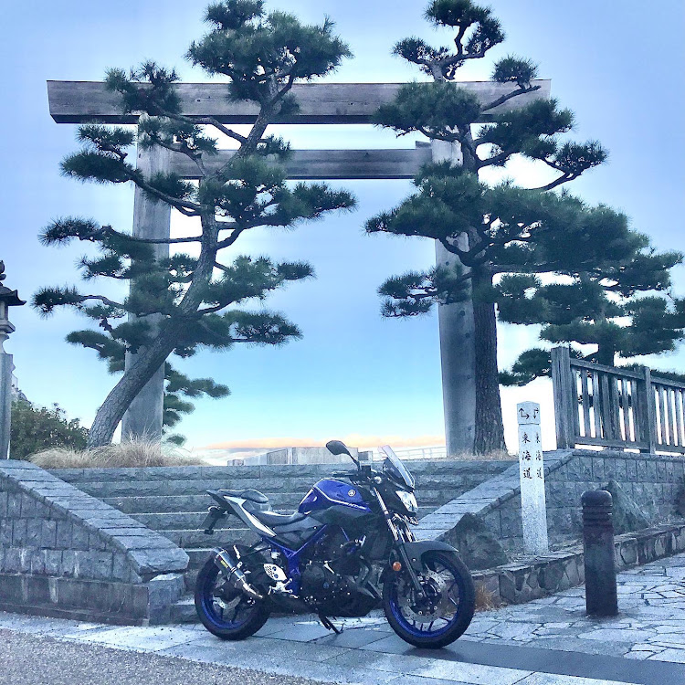 ニッシイさんが投稿した七里の渡し跡・夕方散歩・YAMAHA MT25・MT25・RG10Jに関するカスタム事例の投稿画像3枚目