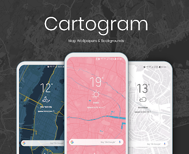 Cartogram [Pro] Map Wallpapers Backgrounds [Free purchase] [PAID] 1