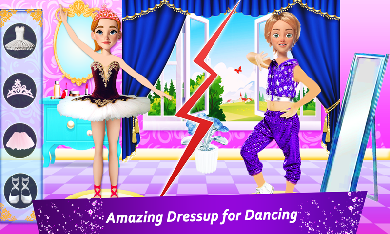 Free Pretty Girl Dress Up Games 2018 1.0 Apk Download com.kiddysalon.beautiful.pretty.ballerina.dressup.girl.makeover.free.games2018 APK free