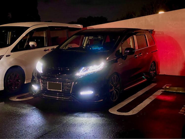 オデッセイの同級生とコラボ・津久井湖駐車場・次はリベンジの約束・スーパー銭湯でお疲れさま・まさかの豪雨に関するカスタム事例の投稿画像7枚目