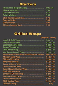 Alam Grilled Wraps menu 1