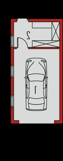 AG G23 - Rzut garażu