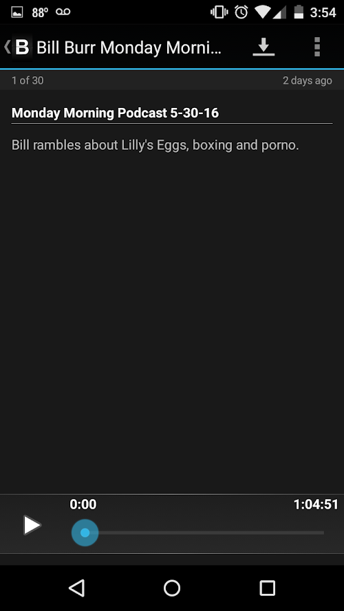 Android application Unofficial Bill Burr Podcast screenshort