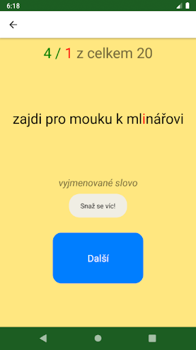 Procvičování gramatiky