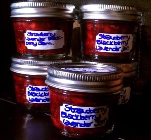 Click Here for Recipe: Strawberry Blackberry Jam with Lavender