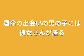 運命の出会いの男の子には彼女さんが居る