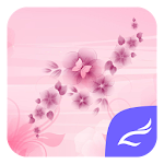 Pink flower theme Apk