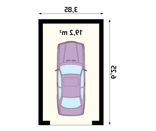 MS-G3 - Rzut garażu