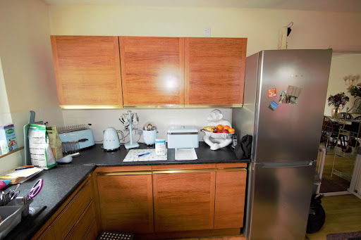 Wall units are small and so not making the most use of the storage available.