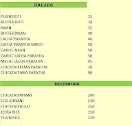 Chicken Mess menu 1