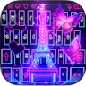 Paris Eiffel Tower keyboard icon
