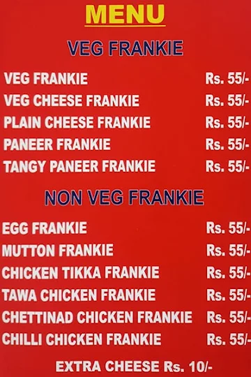 Tibb's Frankie - Serving Rolls Since 1969 menu 