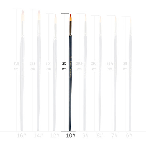 Title 7, Pointed Hook Line Gouache Watercolor Brush Set ...