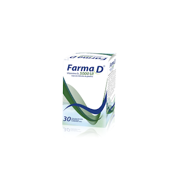 Vitamina D 5000 Ui Farma Frasco x 30 Cápsulas  