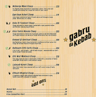 Gabru Di Chaap menu 1