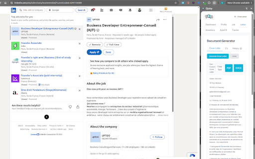 Djoby - AI Job Search Assistant screenshot 3
