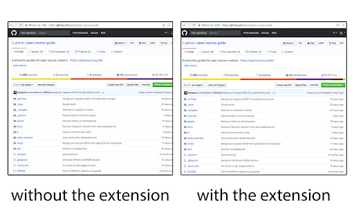 GitHub Responsive Width Layout