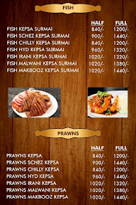 Afzal's Mao Restaurant menu 6