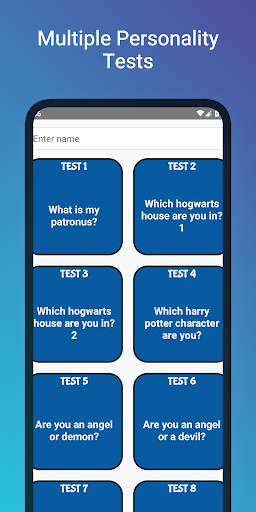 Screenshot Pottermore Quiz