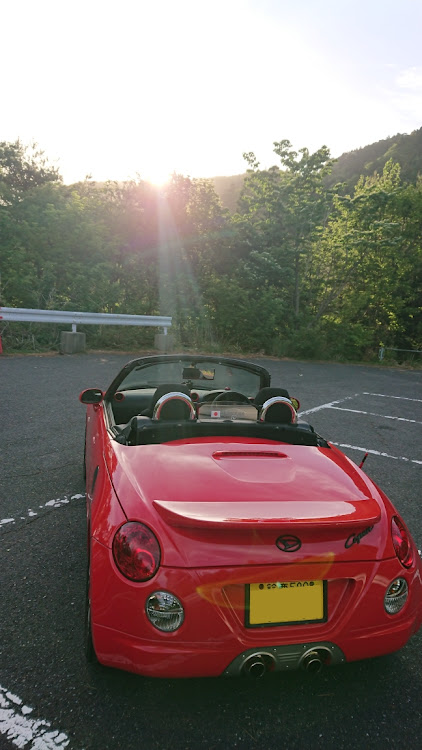 コペンのドライブ・夕焼けコラボしたかった⤵️に関するカスタム事例の投稿画像3枚目