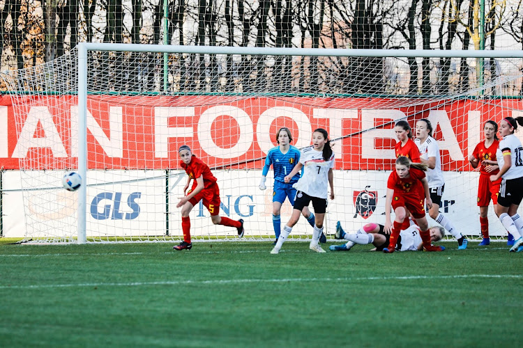 📷 De beelden van het duel van de Red Flames U15 tegen Duitsland