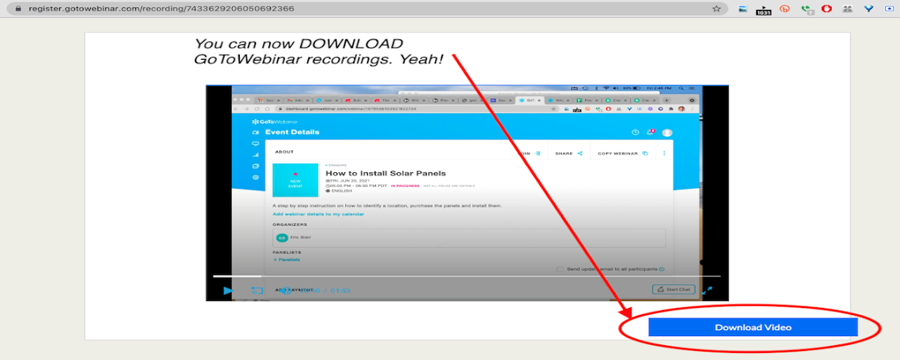 GoToWebinar & GoToMeeting Download Recordings Preview image 2