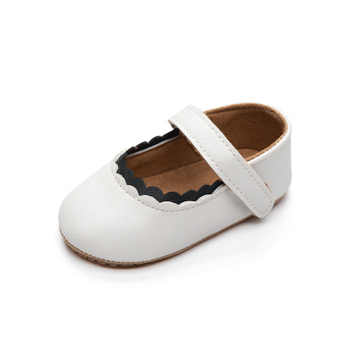 Title 10, Baby Girl Artificial PU Toddler Shoes. Comforta...
