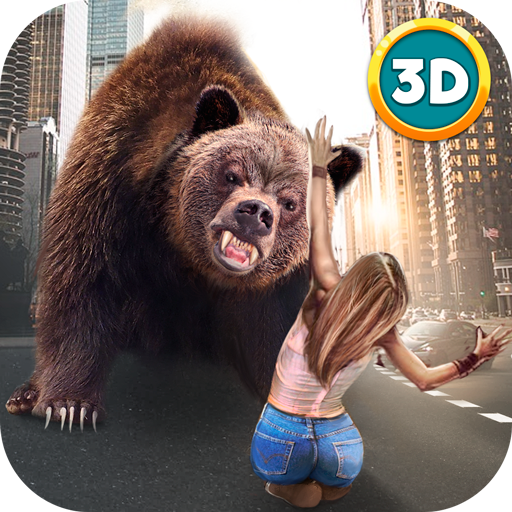 Hungry Bear City Attack Sim 3D icon