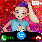 Cover Image of Download video call and chat simulator with Best USA girl 1.0 APK