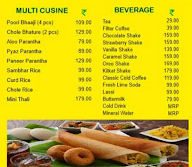 Udupi Cafe Bangalore Idli menu 2