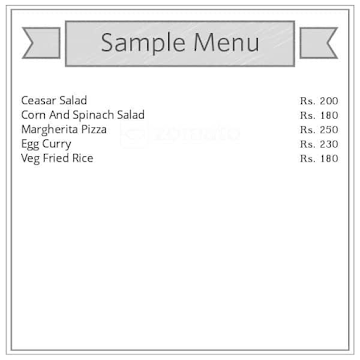 Cafe Remix menu 