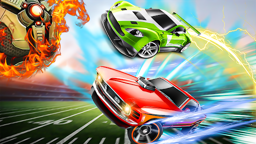 Screenshot Rocket Car: Football Game 3D