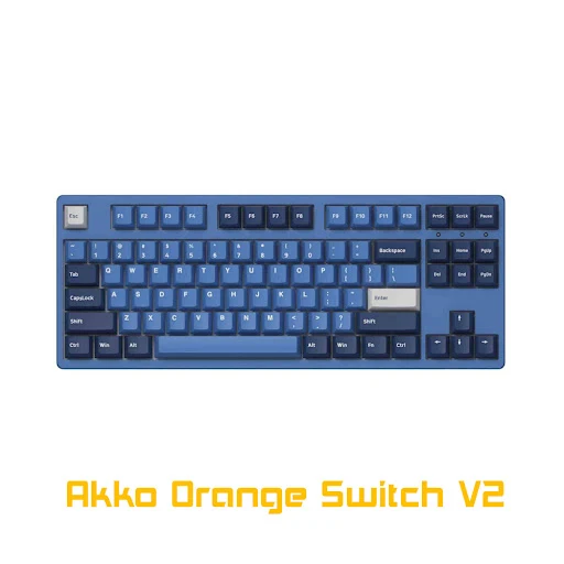 Bàn phím cơ Akko 3087 v2 DS Ocean Star (Akko Blue switch v2)